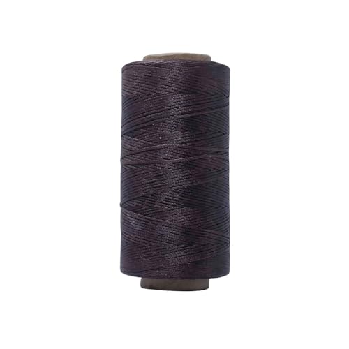 150D 260 Meter 0,8 mm 70 Farben Polyester-Wachsschnur Lederhandwerk Nähwachsfaden Kordel Flacher Leder Nähwachsfaden DIY-067-0,8 mm von ZFISH