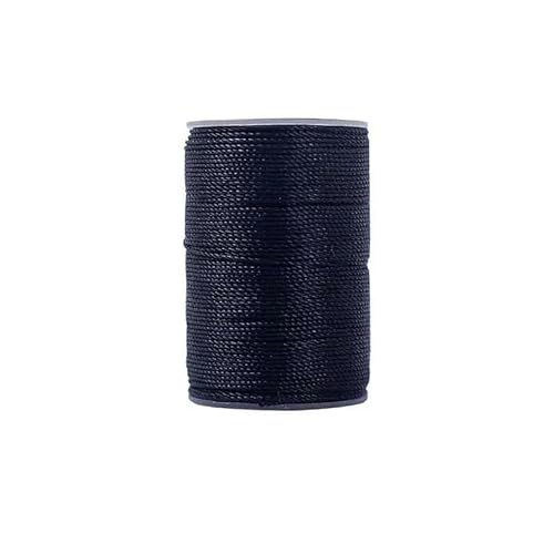 160 m Polyester-Wachsschnur, Lederhandwerk, Nähwachsfaden, 0,35 mm, Kordel, rund, Leder, Nähwachsfaden, DIY-Armband, Tasche-02 von ZFISH