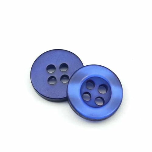 20 bis 150 Stück, 2,6 mm, perlmuttartiger Knopf aus Kunstharz, echter Wellpappe, vier Ösen, breitkrempiger Perlmuttknopf, farbiges Hemdfutter, Saphirblau, 50 Stück 20 bis 150 Stück, 2,6 mm, perlmuttartiger Knopf aus Kunstharz, echter Wellpappe, vier Ösen, breitkrempiger Perlmuttknopf, farbiges Hemdfutter, Saphirblau, 50 Stück von ZFISH