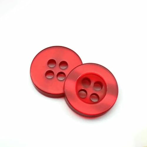 20 bis 150 Stück, 2,6 mm, perlmuttfarbener Knopf aus Kunstharz, echte Wellpappe, vier Ösen, breitkrempiger Perlmuttknopf, farbiges Hemdfutter, Rot, 150 Stück 20 bis 150 Stück, 2,6 mm, perlmuttfarbener Knopf aus Kunstharz, echte Wellpappe, vier Ösen, breitkrempiger Perlmuttknopf, farbiges Hemdfutter, Rot, 150 Stück von ZFISH