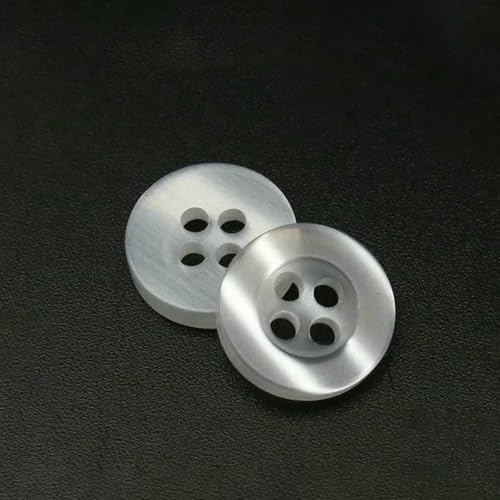 20 bis 150 Stück, 2,6 mm, perlmuttfarbener Knopf aus Kunstharz, echte Wellpappe, vier Ösen, breitkrempiger Perlmuttknopf, farbiges Hemdfutter, Weiß, 100 Stück 20 bis 150 Stück, 2,6 mm, perlmuttfarbener Knopf aus Kunstharz, echte Wellpappe, vier Ösen, breitkrempiger Perlmuttknopf, farbiges Hemdfutter, Weiß, 100 Stück von ZFISH