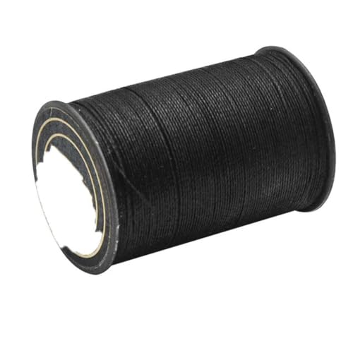 25 Farben 0,35 mm 0,45 mm 0,55 mm 0,65 mm Leder rund gewachster Faden Polyester Lederhandwerk Nähschnur-A02-0,45 mm x 150 m von ZFISH