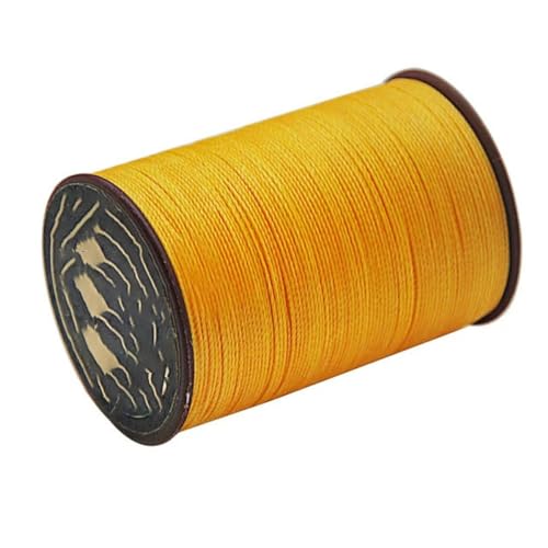 25 Farben 0,35 mm 0,45 mm 0,55 mm 0,65 mm Leder runder gewachster Faden Polyester-Lederhandwerk-Nähschnur-A07-0,35 mm x 300 m von ZFISH