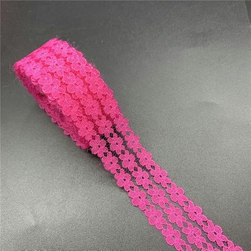 5 Yards/Lot 25 mm Spitzenband, bestickter Spitzenstoff, Dekoration, DIY, handgefertigt, Nähen, Basteln, Spitzenstoff, Rose von ZFISH