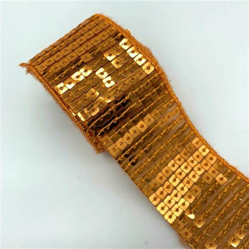 5 Yards 38 mm Paillettenband Spitzenbesatz Pailletten-Nähstoff für Kleider, Kleidung, Kopfschmuck, Brauthochzeit, Nähzubehör-02-2 Yards 5 Yards 38 mm Paillettenband Spitzenbesatz Pailletten-Nähstoff für Kleider, Kleidung, Kopfschmuck, Brauthochzeit, Nähzubehör-02-2 Yards von ZFISH