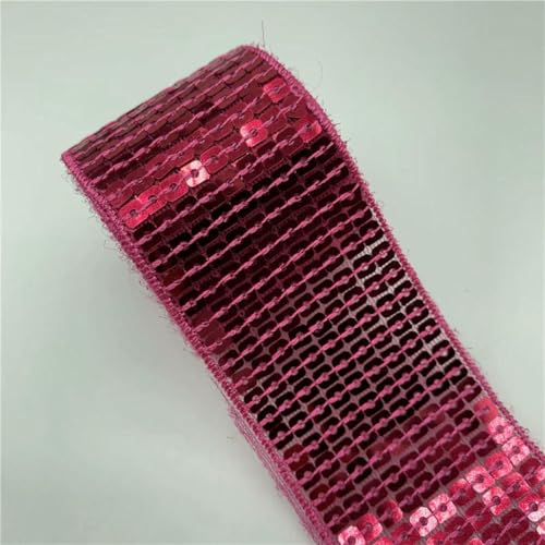 5 Yards 38 mm Paillettenband Spitzenbesatz Pailletten-Nähstoff für Kleider, Kleidung, Kopfschmuck, Brauthochzeit, Nähzubehör-14-2 Yards 5 Yards 38 mm Paillettenband Spitzenbesatz Pailletten-Nähstoff für Kleider, Kleidung, Kopfschmuck, Brauthochzeit, Nähzubehör-14-2 Yards von ZFISH