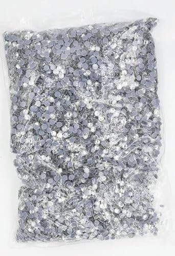 Großpackung mit kristallklaren Farben, SS3–SS30, nicht Hot Fix-Strasssteine mit flacher Rückseite, für Nail Art, Kleidungsdekorationen – Kleber: kristallkla von ZFISH