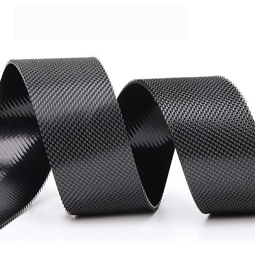 Meter elastisches Klettband, elastisches Band, keine klebenden Schlaufenstreifen, Nylonstoff, zum Aufnähen von DIY-Stoff, Schuhzubehör, schwarzer Haken, 1 Meter, 20 mm von ZFISH