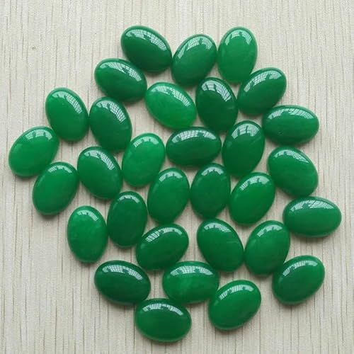 Mode naturstein gemischt Oval perlen für Schmuck & Kleidung Zubehör 13x18mm großhandel 30 teile/los-Malay jade von ZFISH