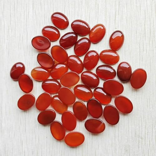 Mode naturstein gemischt Oval perlen für Schmuck & Kleidung Zubehör 13x18mm großhandel 30 teile/los-Rot onyx von ZFISH