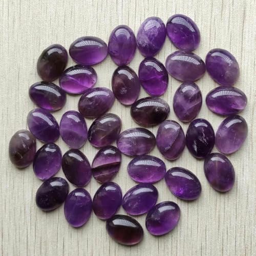 Mode naturstein gemischt Oval perlen für Schmuck & Kleidung Zubehör 13x18mm großhandel 30 teile/los-amethyst stein von ZFISH