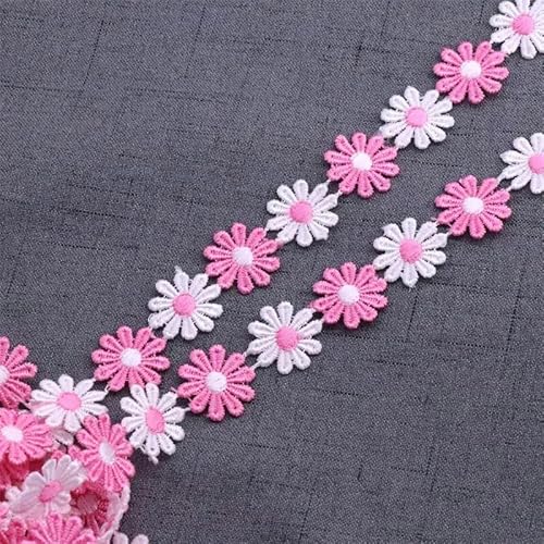 Spitzenbesatz aus Polyester mit bestickten Blumen, für Hochzeiten, DIY-Spitze, Spitzenband, Liebe, handgefertigtes Nähzubehör, Zubehör, Basteln, H608, 2 cm, Nr. 11 von ZFISH