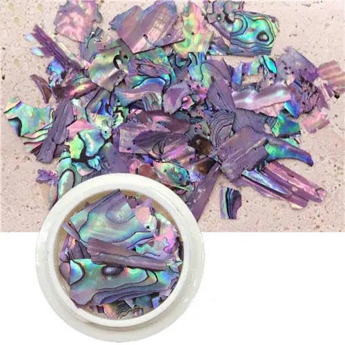 Unregelmäßige Nägel, Abalone-Muschelscheibe, 3D-Textur, natürlicher Muschelstein, Strass, Nagelkunst, Charm-Dekorationszubehör-2023, 50 g von ZFISH