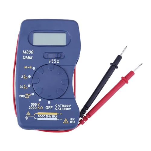 Digitalmultimeter M300, Ultradünnes Mini-Taschen-integriertes Multimetro, Intelligentes AC-DC-Auto-Voltmeter, Ohm-Handheld-Elektrotester Genau Messen Digitalmultimeter M300, Ultradünnes Mini-Taschen-integriertes Multimetro, Intelligentes AC-DC-Auto-Voltmeter, Ohm-Handheld-Elektrotester Genau Messen von ZGJIAJU