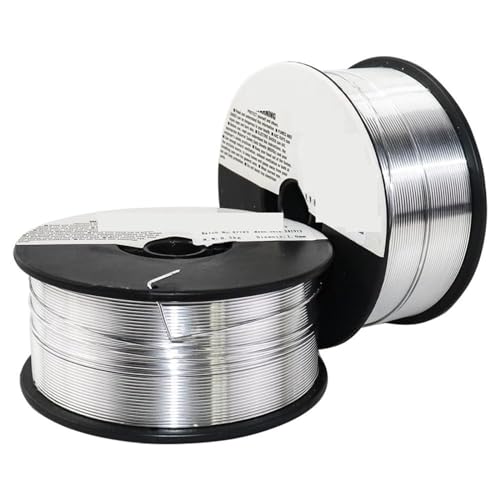 Aluminiumdraht Aluminium-Schweißdraht 0,5 kg 0,8/1,0/1,2 mm D100 mm Gasschild Aluminiumlegierung Schweißmaterial Draht Basteldraht(Size:ER4043 0.8mm) von ZGXNYI