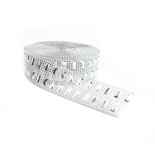 ZGXNYI Diamant-Bänder Diamond Mesh Roll Sparkle Party Geburtstag Hochzeit DIY Dekorationen Tisch Kuchen Wrap Kristallbänder(B) von ZGXNYI