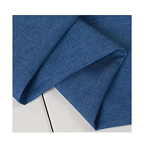 Jeansstoff, Baumwoll-Jeansstoff, klassischer blauer Jeansstoff, Nähmaterial, dicke Heimtextilien für Hosen, Kleider, Röcke, Kleidung, DIY-Nähen (Breite: 150 cm) (Größe: 0,5 x 1,5 m) (1 x 1,5 m) von ZGYOZMNG