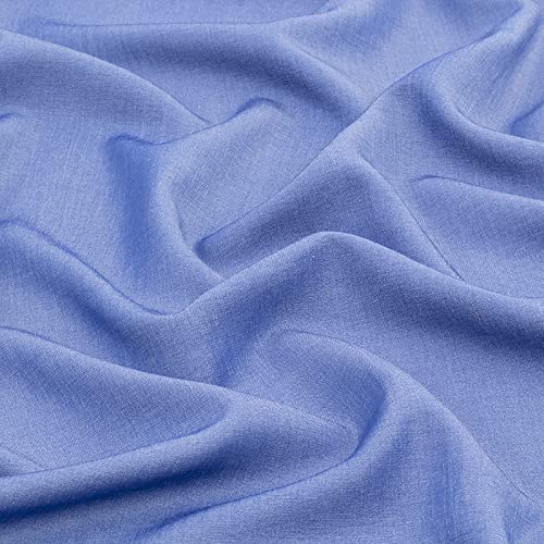 Tencel-Jeansstoff, leichter Stoff, Denim-Stoff aus Polyester-Baumwollmischung zum Nähen, verwaschener Jeansstoff für Jeans, Schneiderei, T-Shirts, Patchwork-Kleidung, 150 cm breit (Farbe: Dunkel von ZGYOZMNG