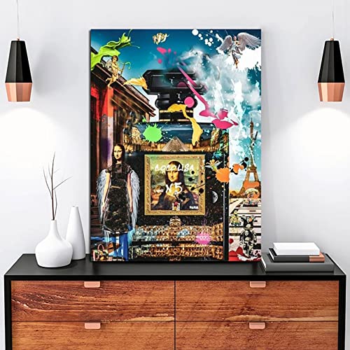 ZGmaxCL DIY 5D Diamant Malerei Set Puzzles Diamant Painting Set Erwachsene Groß Mona Lisa Wohnzimmer Dekoration 90x60cm von ZGmaxCL