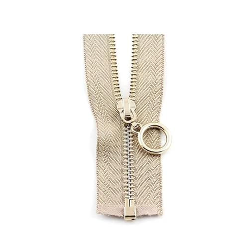 40/50/60/70/90/120cm 3# Goldener Metallreißverschluss Offenes Nähen Diy Kleidung Mantel Taschen Nähen Reißverschlüsse, Beige, 70cm 40/50/60/70/90/120cm 3# Goldener Metallreißverschluss Offenes Nähen Diy Kleidung Mantel Taschen Nähen Reißverschlüsse, Beige, 70cm von ZHANCH