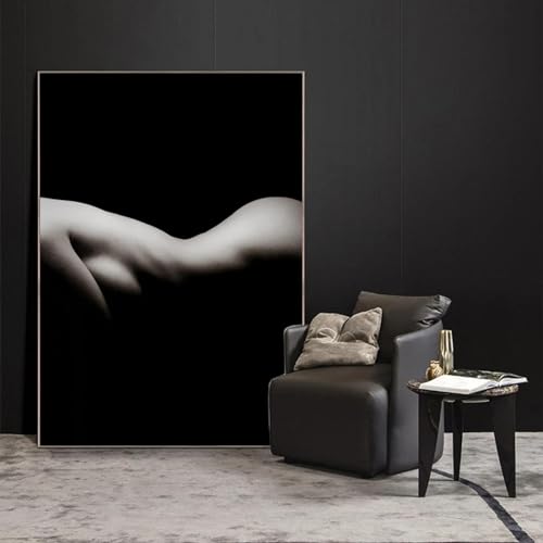 ZHAOLIN Sexy Frau Körper Wandkunst Leinwand Poster und Drucke Pop Art Leinwand Gemälde Körperkunst Wandbilder für Home Cuadros Dekor 80x120cm Rahmenlos von ZHAOLIN