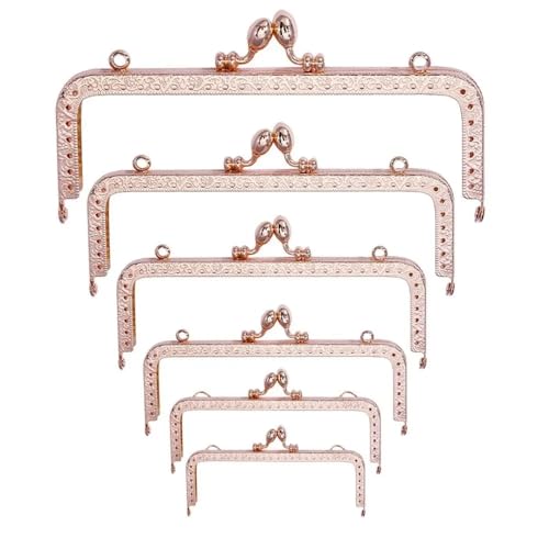 Metall Taschenrahmen Quadratischer glänzender goldfarbener Basic-Metall-Geldbörsenrahmen, Kussverschluss-Schließe, DIY-Taschenzubehör, 8,5/10,5/12,5/15/18/20,5 cm Taschenrahmen-Schnalle Metall GeldböR Metall Taschenrahmen Quadratischer glänzender goldfarbener Basic-Metall-Geldbörsenrahmen, Kussverschluss-Schließe, DIY-Taschenzubehör, 8,5/10,5/12,5/15/18/20,5 cm Taschenrahmen-Schnalle Metall GeldböR von ZHAOYUQI