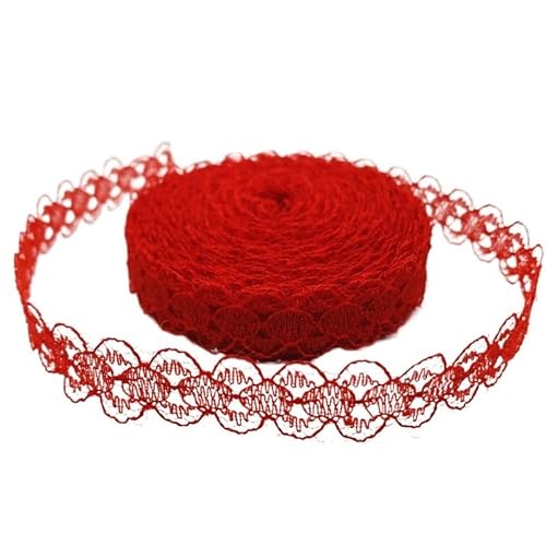 ZHAOYUQI Spitzenband 10yards/Lot 15mm Spitze Band Bilateralen Kunsthandwerk Gestickte Net Spitze Stoff Trim for Nähen Stoff Band Rock zubehör Spitzenborte(10) von ZHAOYUQI