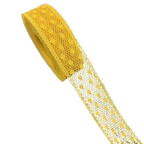 ZHAOYUQI Spitzenband 5 Yards/Lot 15mm Spitzenband Kunsthandwerk Gesticktes Spitzenbesatzband for Handgemachte Spitze Kleidung Dekorationen DIY Nähen Stoff Spitzenborte(07) von ZHAOYUQI