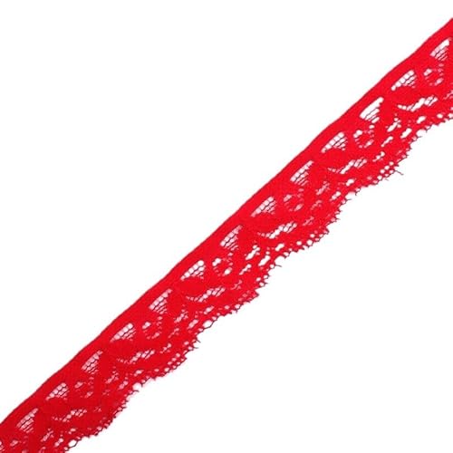 ZHAOYUQI Spitzenband 5 Yards/Lot Elastische Spitze Band Embroidred Baumwolle Spitze Elastizität Garnituren Kleidung Unterwäsche Nähen Tüll for Handwerk Spitzenborte(3) von ZHAOYUQI