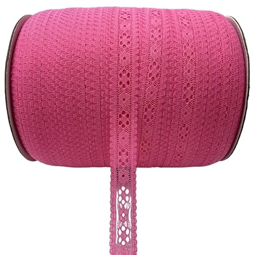 ZHAOYUQI Spitzenband 5 Yards 20 mm Spitzenband, Kunsthandwerk, Besticktes Spitzenbesatzband, handgefertigte Spitzendekorationen, DIY-Nähstoff, Spitzenstoff Spitzenborte(Rose) von ZHAOYUQI