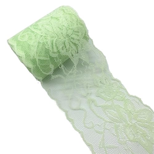 ZHAOYUQI Spitzenband 5yards/Lot 80mm Spitze Band Kunsthandwerk Gestickte Net Spitze Stoff Trim for Nähen Stoff Spitze Band Rock Zubehör Spitzenborte(07) von ZHAOYUQI