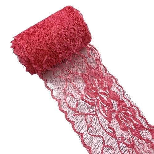 ZHAOYUQI Spitzenband 5yards/Lot 80mm Spitze Band Kunsthandwerk Gestickte Net Spitze Stoff Trim for Nähen Stoff Spitze Band Rock Zubehör Spitzenborte(11) von ZHAOYUQI