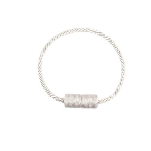 ZHAOYUQI Vorhang Raffhalter 1 Stücke Magnete Vorhänge Klemmen Vorhang Halter Raffhalter Magnetische Clips Hängende Bälle Krawatte Zurück Hause Dekoration Zubehör Gardinenhalter(Beige) von ZHAOYUQI