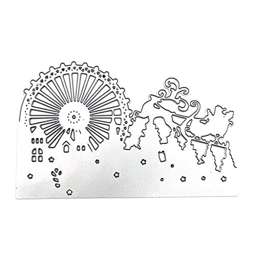 Weihnachten Metall Stanzformen Schablone Scrapbooking Album Stempel Papier Karte Form Prägung Dekoration Handwerk von ZHAPEG