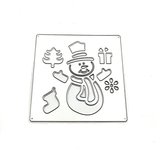 Weihnachten Schneemann Metall Stanzformen Schablone Scrapbooking Album Papier Karte von ZHAPEG