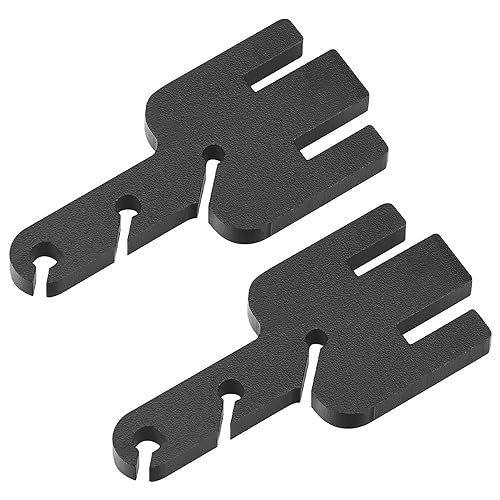 2 Stück verbesserte abnehmbare Garnspanner-Adapter aus Aluminiumlegierung für Ad-di-Strickmaschinen, King – Addi Express Strickmaschinen (schwarz) von ZHIXING