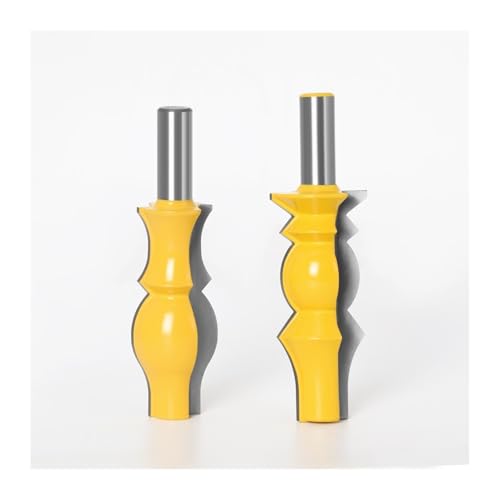 1/2 stück 1/2 "Schaft 12mm Schaft Große Reversible Form 2 Bit Router Bit Set Linie Messer Cutter for Holzbearbeitung Werkzeuge(2pcs 12.7mm shank) von ZHLWei