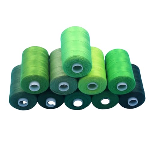 Polyester-Nähgarn für Hand- und Maschinennähen, 914 m Spulen – Grün-Serie) von ZHONGJIUYUAN