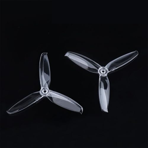 20PCS 10Pair W-indancer 5042 5.x4,2 Zoll CW CCW 3-Blatt Propeller 5mm Montage Loch for RC Drone FPV Racing Bürstenlosen Motor(Clear 20PCS 10PRS) von ZHUOHANG