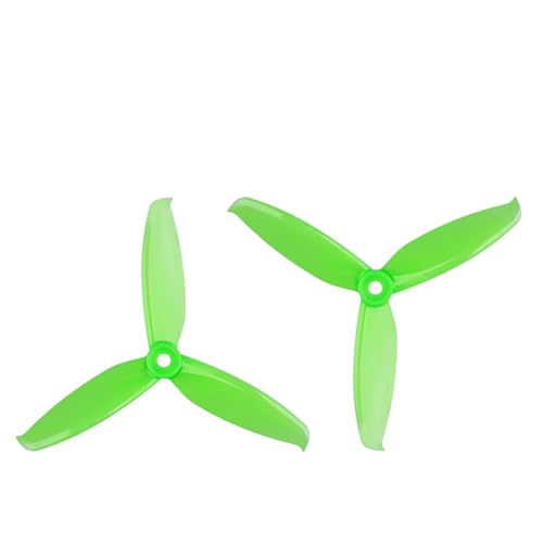 20PCS 10Pair W-indancer 5042 5.x4,2 Zoll CW CCW 3-Blatt Propeller 5mm Montage Loch for RC Drone FPV Racing Bürstenlosen Motor(Green 20PCS 10PRS) von ZHUOHANG