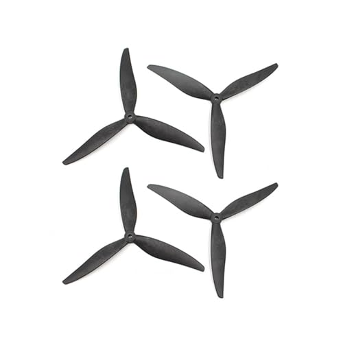 8040 3-Blatt-Carbonfaser-Nylon-verstärkter PC-Propeller 5-mm-Loch for 8-Zoll-CIN-Elifter-Freestyle-Drohne VTOL-Flugzeugteil(8040 Carbon Nylon) von ZHUOHANG