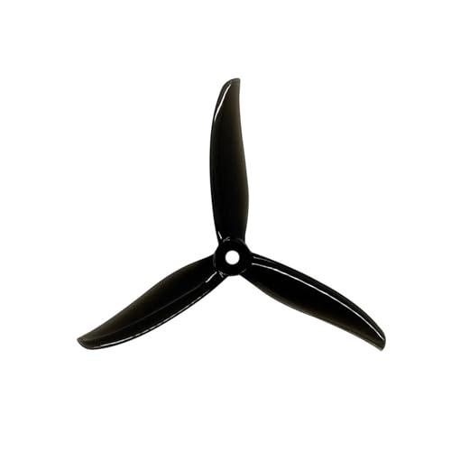 S-bang 4934 3-Blatt PC CW CCW Propeller 6 mm Dicke 5 mm Loch for FPV 2206 und höher Motor 5 Zoll Freestyle Drohnen DIY Teile(4pairs Black) von ZHUOHANG