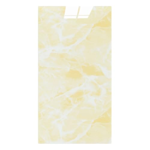 Fliesenaufkleber Abziehen Und Aufkleben Tapete Wandpaneel Marmor-Stil Fliesenaufkleber KüChe/Badezimmer Backsplash Fliesen Abnehmbare Wandaufkleber(Yellow stone30x60cm,10PCS) von ZHXQRP