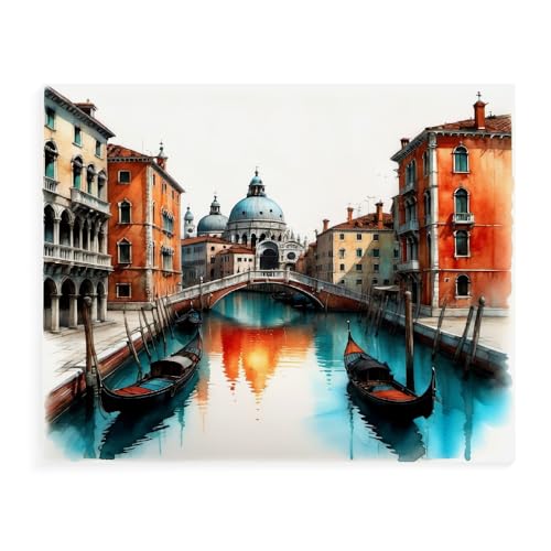 Malen Nach Zahlen Erwachsene Kinder Bild Italienische Landschaft Leuchtturm Boot Mit Rahmen 40X50CM Paint By Numbers Kits Acryl auf Leinwand Handbemaltes Ölgemälde-Set Landschaft,ML37 von ZHXXFD