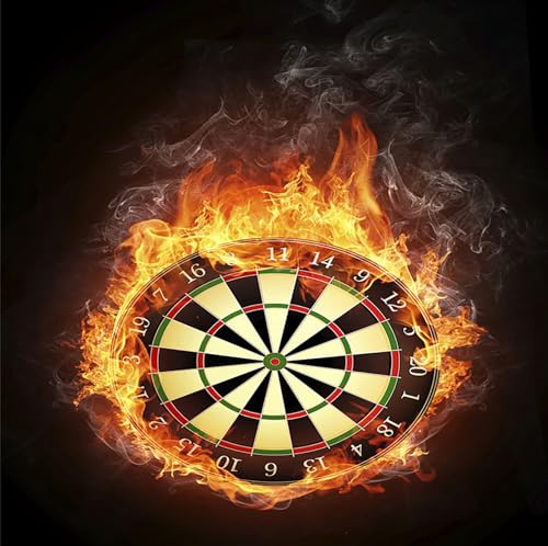 ZHXXFD Diamond Painting Erwachsene Groß Xxl Wasser und Feuer Darts Game 30x30 Diamant Painting Bilder Kinder,5D Diy Diamant Malerei Kunst Set Full Rund Steine,M011 von ZHXXFD