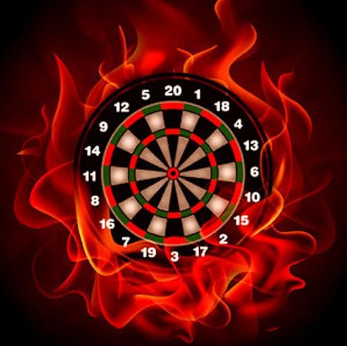 ZHXXFD Diamond Painting Erwachsene Groß Xxl Wasser und Feuer Darts Game 30x30 Diamant Painting Bilder Kinder,5D Diy Diamant Malerei Kunst Set Full Rund Steine,M017 von ZHXXFD