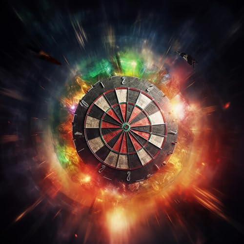 ZHXXFD Diamond Painting Erwachsene Groß Xxl Wasser und Feuer Darts Game 40x40 Diamant Painting Bilder Kinder,5D Diy Diamant Malerei Kunst Set Full Rund Steine,M009 von ZHXXFD