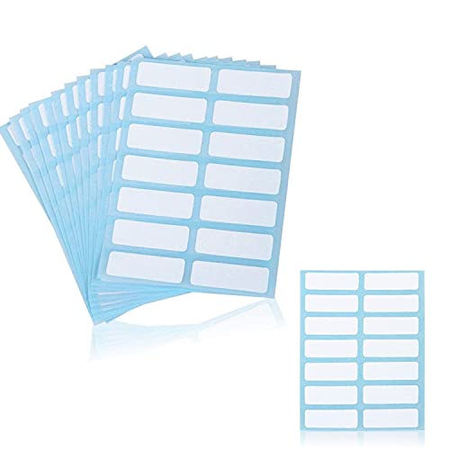 Klebeetikett,336Pcs Universal Klebeetiketten Tiefkühletiketten für Haushalt 13 x 38 mm Selbstklebend Klebeetiketten für Flaschenkisten Box Schule Büro Küche. von ZHjuju