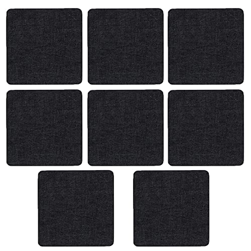 ZHome 8 Stück klassische quadratische Stoffflicken Nähflicken / kein Nähen Patch Kit / selbstklebende Nähreparatur Patch für Kleidung Hosen Jeans Jacken - 12,7 x 12,7 cm #5 von ZHome