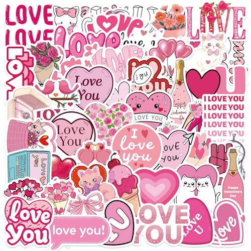 150pcs Valentines Aufkleber Cartoon Aufkleber Für Scrapbooking Journal Planer Gitarrenlaptop Gepäckfotoalbum Verpackung von ZIDDAR